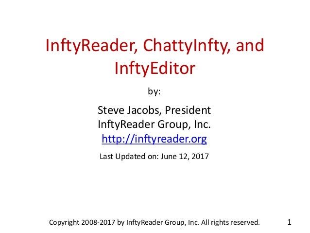 inftyreader
